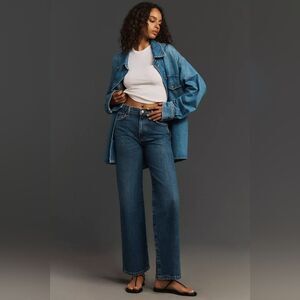 Agolde Harper Straight Leg Stretch Denim Jeans In Fix NWT